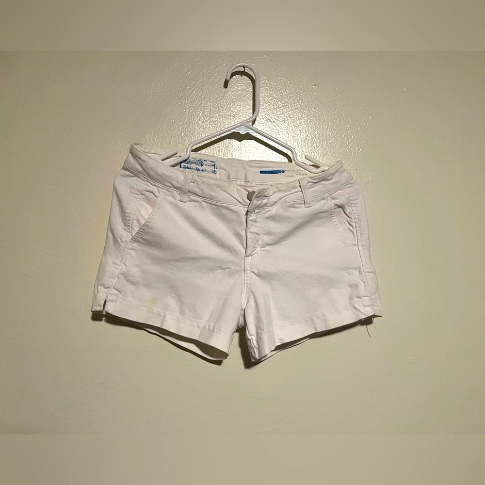 Fade To Blue White Shorts